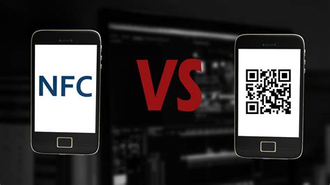 nfc tag or qr scan|difference between nfc and qr.